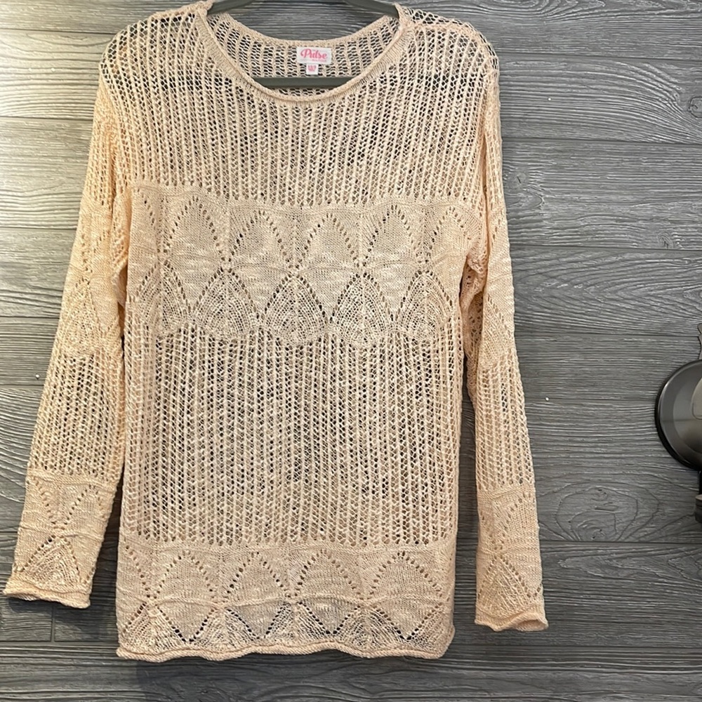 Never worn! Swimsuit coverup/light sweater, size xs/s.